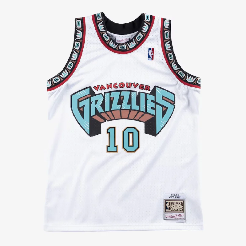 Basketball Jerseys with Anti-Wrinkle Fabric for Easy Maintenance-Mike Bibby Vancover Grizzlies Jersey