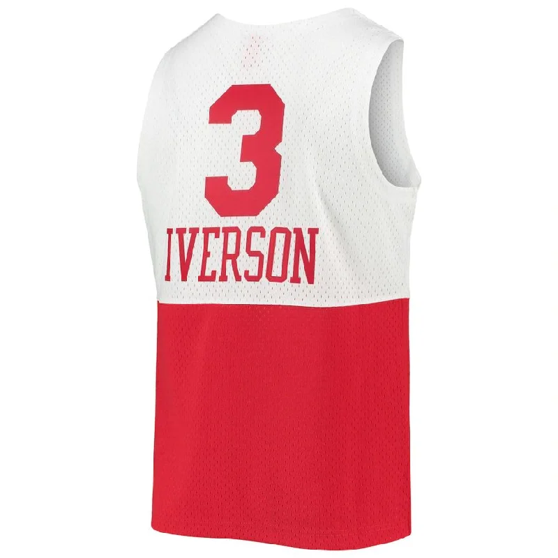 Basketball Jerseys with All-Over Stretch for Easy Movement-PH.76ers #3 Allen Iverson Mitchell & Ness 2003-04 Hardwood Classics Swingman Jersey White Stitched American Basketball Jersey