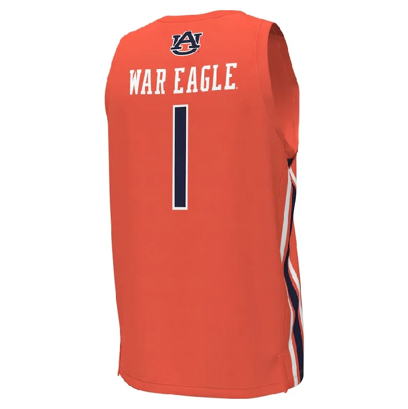 Basketball Jerseys with Stretch-Fit Design for Flexible Play-#1 A.Tigers Under Armour Replica Basketball Jersey - Orange Stitched American College Jerseys