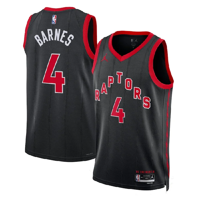 Basketball Jerseys with Customizable Sleeve Length for Different Looks-Scottie Barnes Raptors Jersey