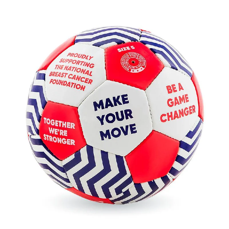 Affordable Soccer Balls for Casual Play-HART NBCF Inspirational Message Soccer Ball