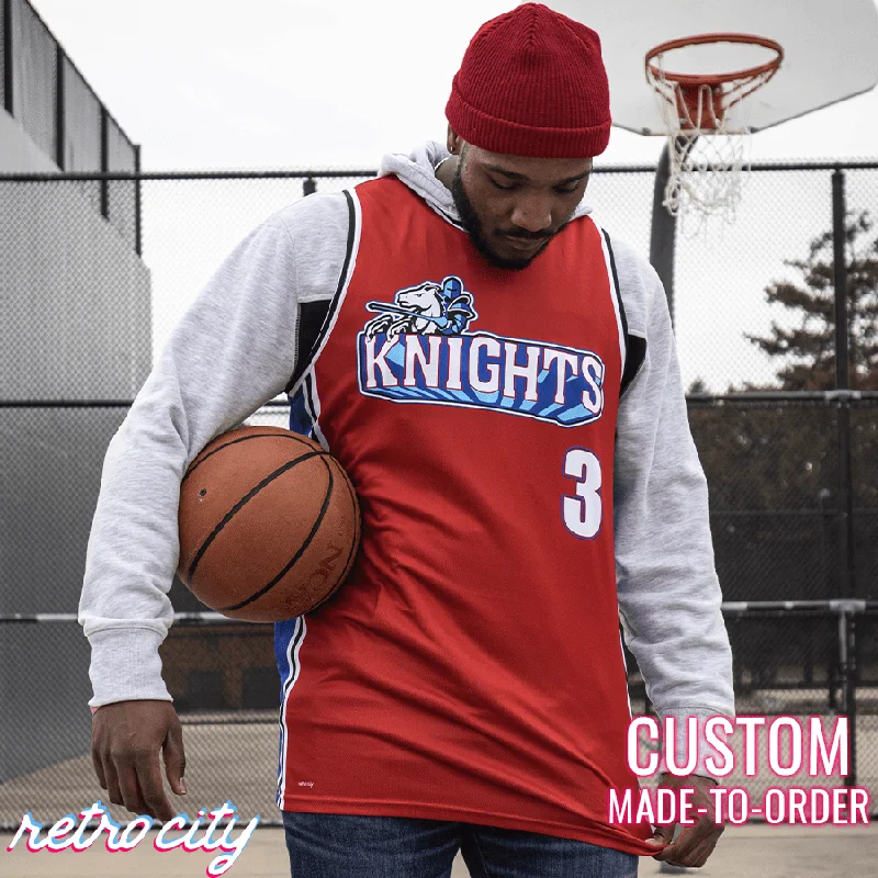 Basketball Jerseys with Non-Iron Fabric for Low Maintenance-Like Mike Lil Bow Wow Knights Custom Basketball Jersey