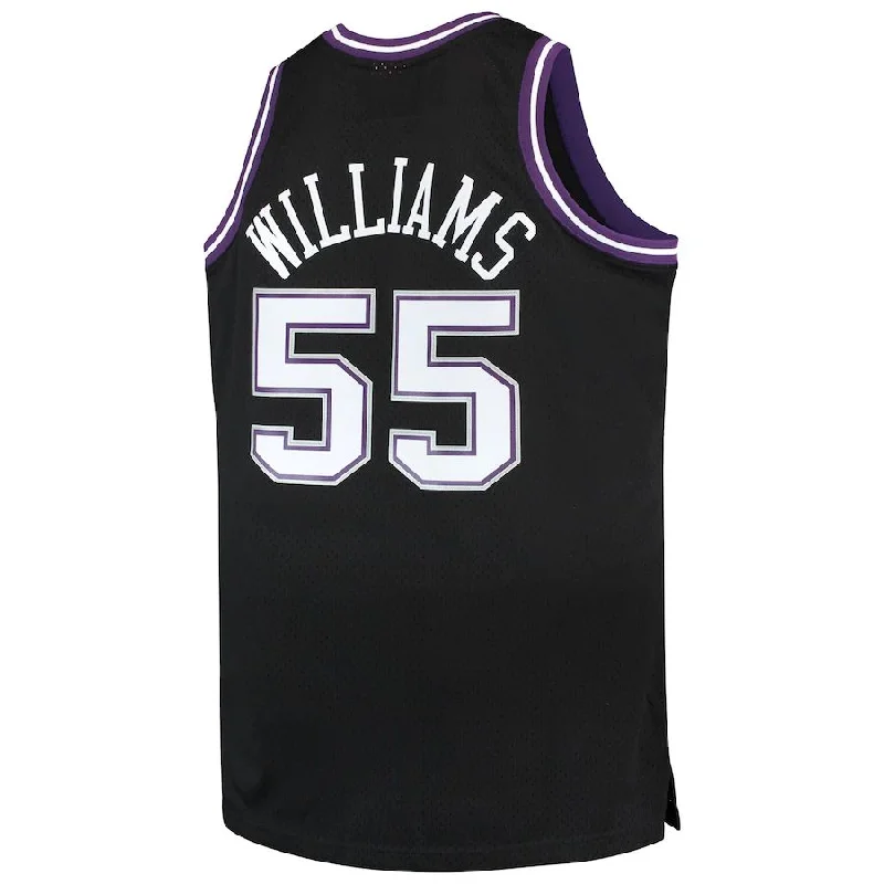 Basketball Jerseys with Anti-Chafe Seams for Comfort-S.Kings #55 Jason Williams Mitchell & Ness Big & Tall 2000-01 Hardwood Classics Swingman Jersey Black Stitched American Basketball Jersey