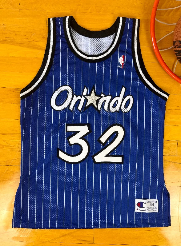 Custom Basketball Jerseys with Player Names and Numbers-Orlando Magic Shaquille O’Neal 1994-1996 NBA Basketball Jersey (44/Large)