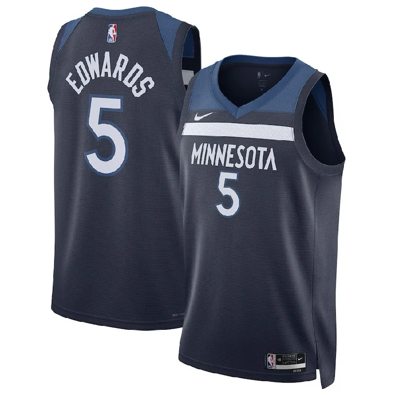 Basketball Jerseys with Piping for Traditional Style-Anthony Edwards Timberwolf's Jersey