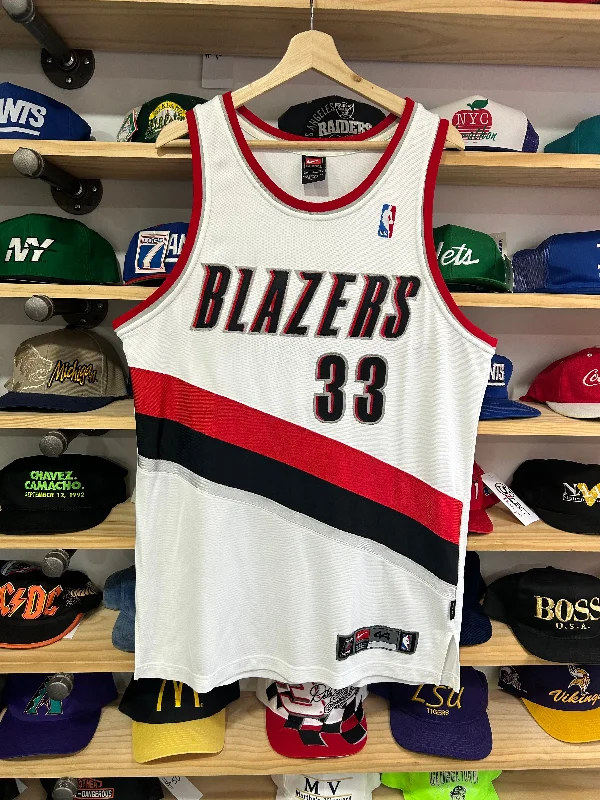 Basketball Jerseys with Modern Cut for Comfortable Fit-Vintage Nike Portland Trail Blazers Shareef Abdur-Rahim Authentic Home Jersey 44 Large