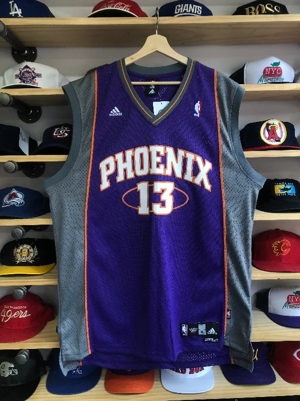 Basketball Jerseys with Unique Graphic Prints for Personal Style-Phoenix Suns Adidas Steve Nash Swingman Jersey XL