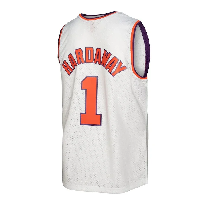 Basketball Jerseys with Lightweight Nylon Fabric for Ultimate Comfort-P.Suns #1 Penny Hardaway Mitchell & Ness 2002-03 Hardwood Classics Swingman Jersey White Stitched American Basketball Jersey