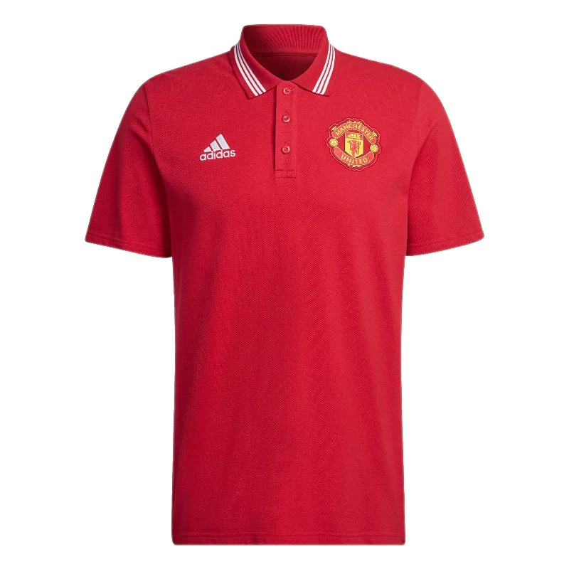 Quick-Dry Golf Polo Shirts for Active Play-Manchester United Men's DNA Polo Shirt Football (Soccer) by adidas