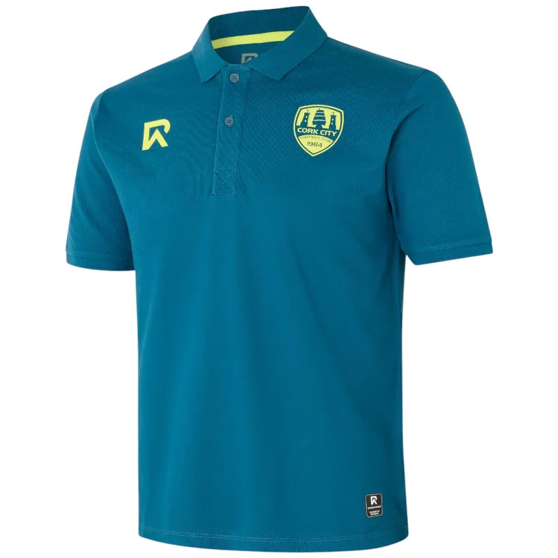 Stylish Golf Polo Shirts for Casual Wear-Cork City Football Club 2025 Cotton Polo Shirt