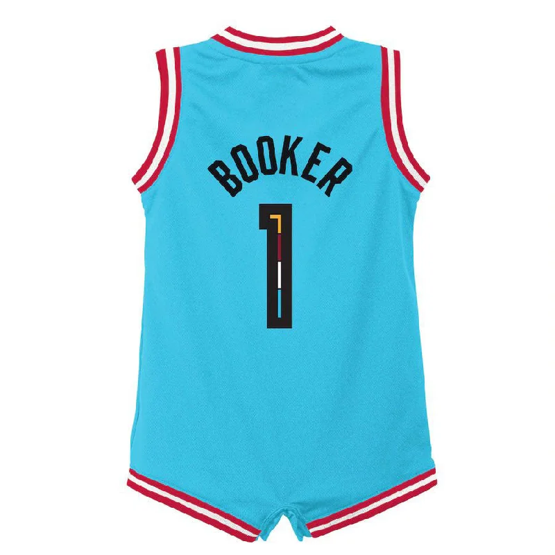 Personalized Basketball Jerseys for Players and Fans-P.Suns #1 Devin Booker  Infant 2022-23 Replica Jersey City Edition Turquoise Association Edition Stitched American Basketball Jersey