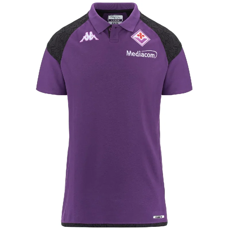 Comfortable Golf Polo Shirts for Casual Rounds-Polo Angat 7 ACF Fiorentina 23/24 Violet Homme