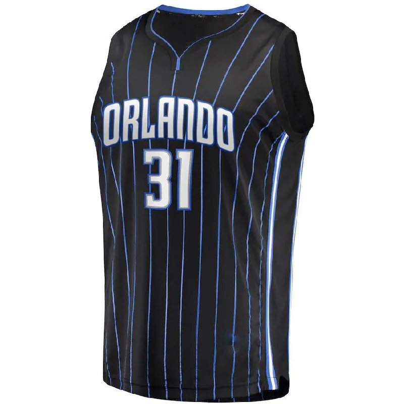 Basketball Jerseys with Slim Cut for Athletic Look-O.Magic #31 Terrence Ross Fanatics Branded 2021-22 Fast Break Replica Jersey Icon Edition Black Stitched American Basketball Jersey