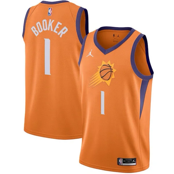 Basketball Jerseys with Custom Team Logos-Devin Booker Suns Jersey