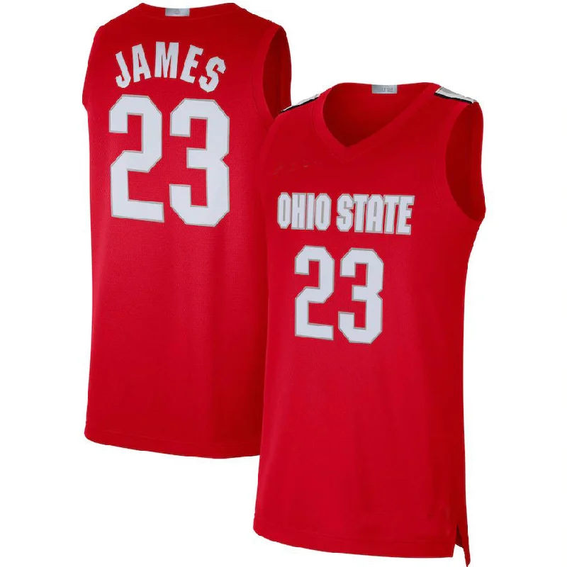 Professional Basketball Jerseys for Competitive Players-O.State Buckeyes #23 LeBron James Alumni Limited Basketball Jersey Scarlet Stitched American College Jerseys