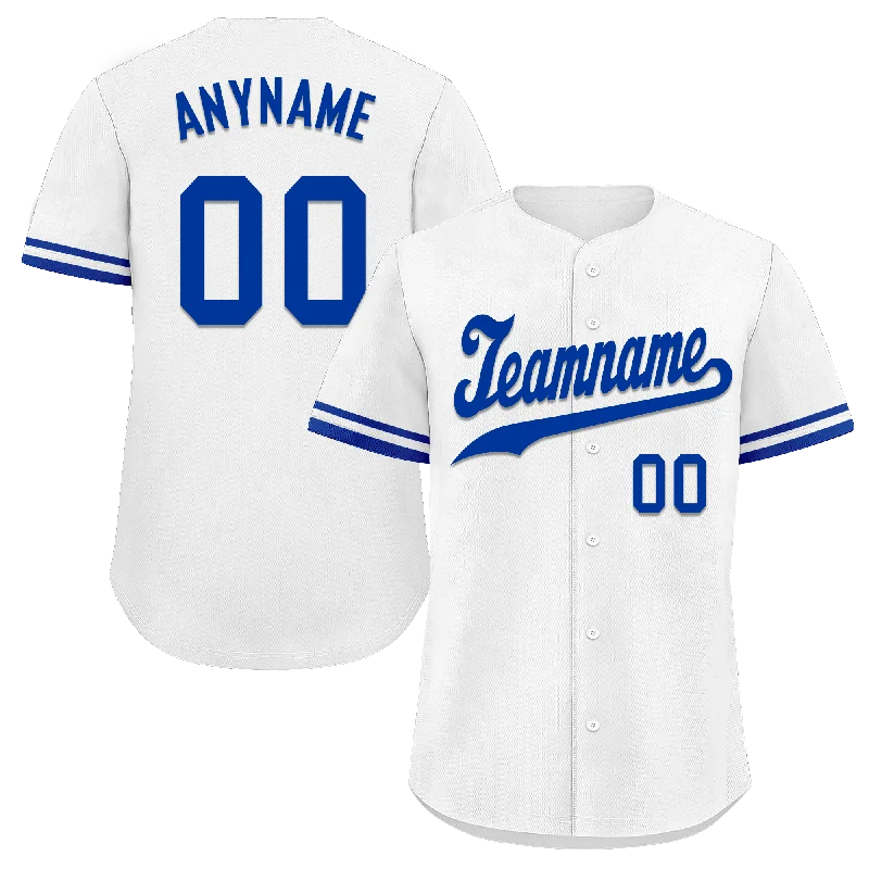 Baseball Jerseys with Classic Pinstripe Design for Vintage Look-Custom White Classic Style Blue Personalized Authentic Baseball Jersey BSBJ01-bd0fa0f