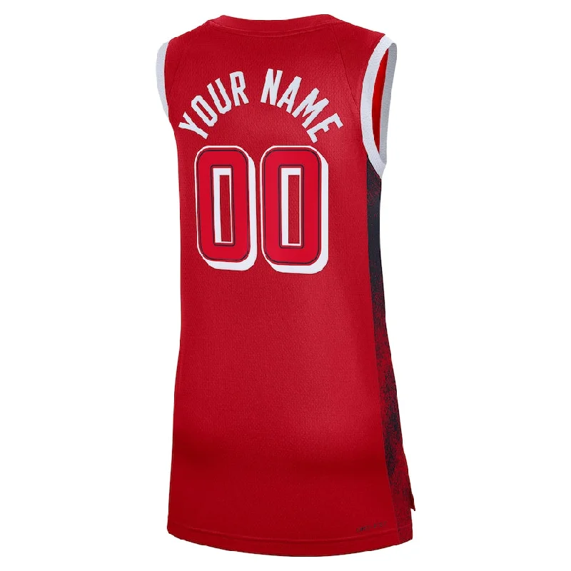 Basketball Jerseys with Unique Graphic Prints for Personal Style-Custom USA Basketball Unisex 2024 Swingman Jersey - Red American Basketball Jersey