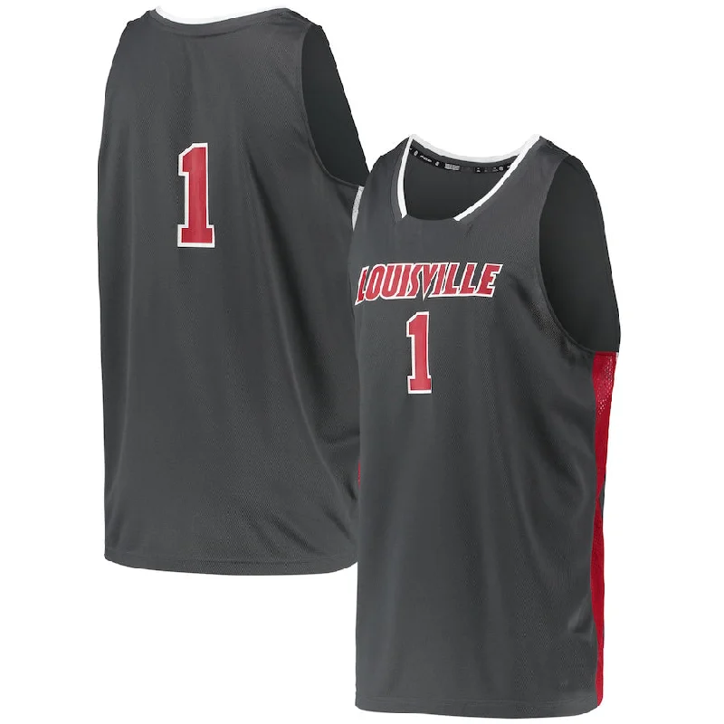 Basketball Jerseys with Bold Color Contrast for Standout Look-#1 L.Cardinals  Reverse Retro Jersey Gray Basketball Jersey Stitched American College Jerseys