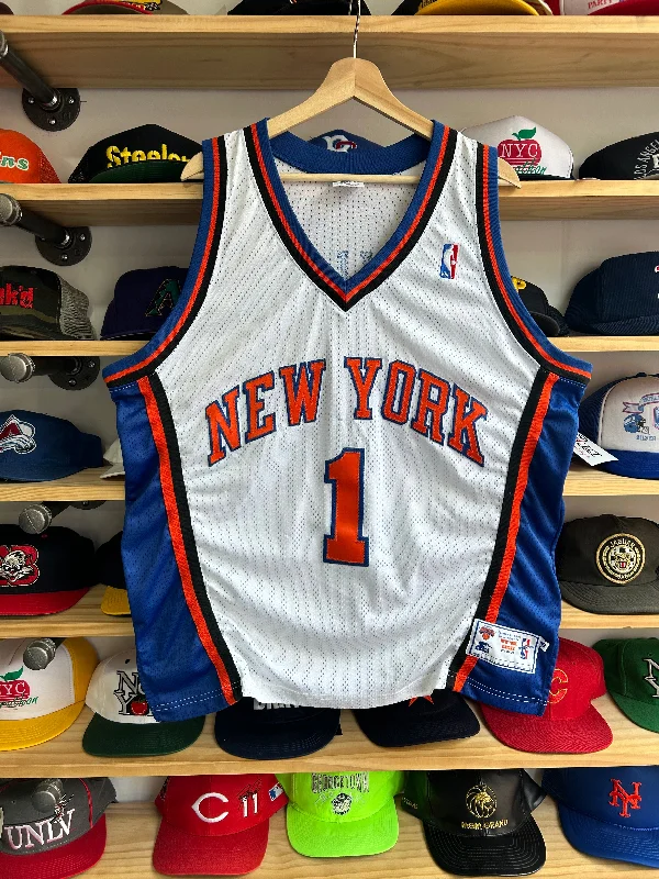 Basketball Jerseys with Soft, Comfortable Neckline for Relaxed Fit-Vintage Starter Authentic New York Knicks Chris Childs Jersey Sz 48