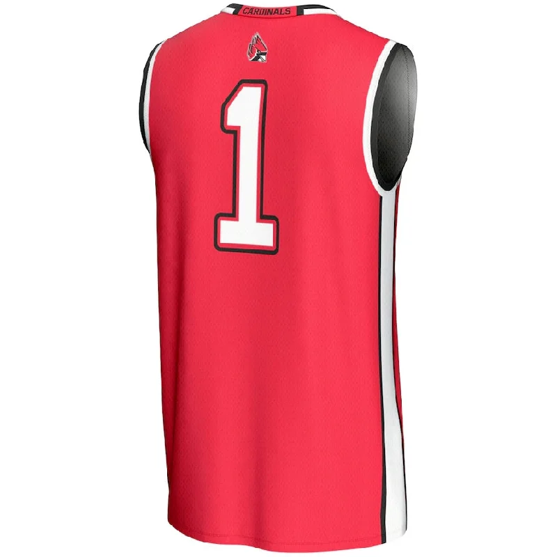 Basketball Jerseys with Slim Cut for Athletic Look-#1 B.State Cardinals GameDay Greats Unisex Lightweight Basketball Jersey - Cardinal Stitched American College Jerseys