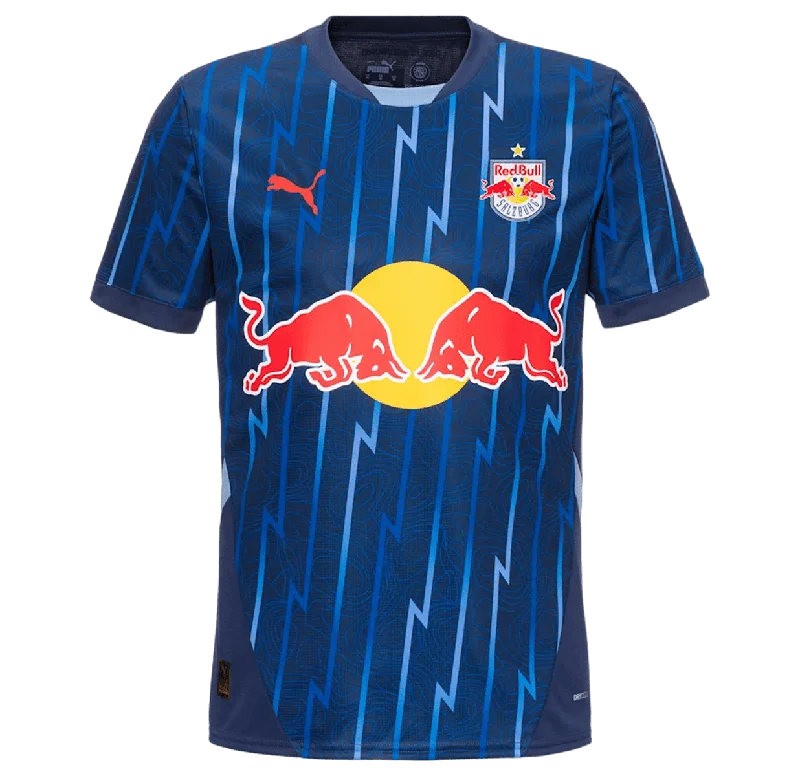 Soccer Jerseys with Color Blocking for Team Identity-Red Bull Salzburg 24/25 Away Jersey (77643703)