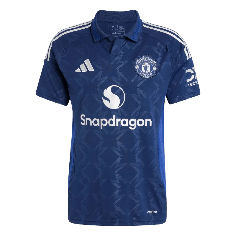 Soccer Jerseys with Soft Polyester Blend for Lightweight Feel-Manchester United 24/25 Away Jersey (IU1390)