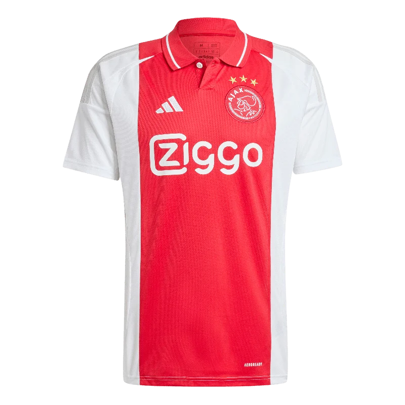 Soccer Jerseys with Large Team Logos for Strong Identity-Ajax Amsterdam 24/25 Home Jersey (IT6168)