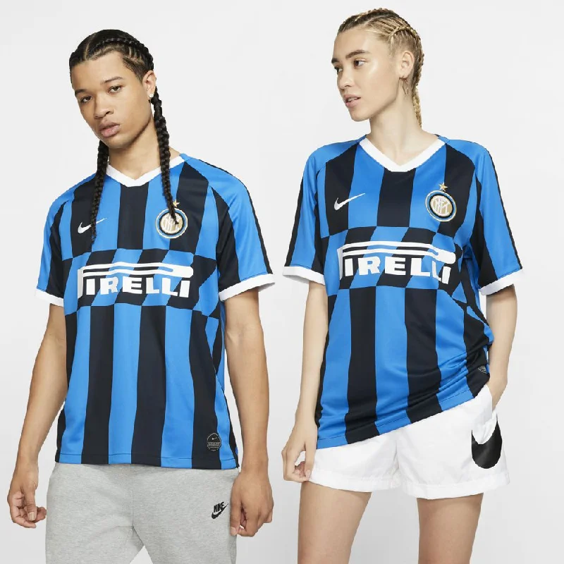 Soccer Jerseys with Slim Cut for Athletic Look-Nike Inter Milan 2019/20 Stadium Home Soccer Jersey