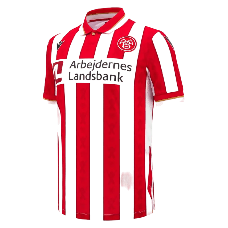 Professional Soccer Jerseys for Competitive Players-Aalborg BK 24/25 Home Jersey (400009120001)