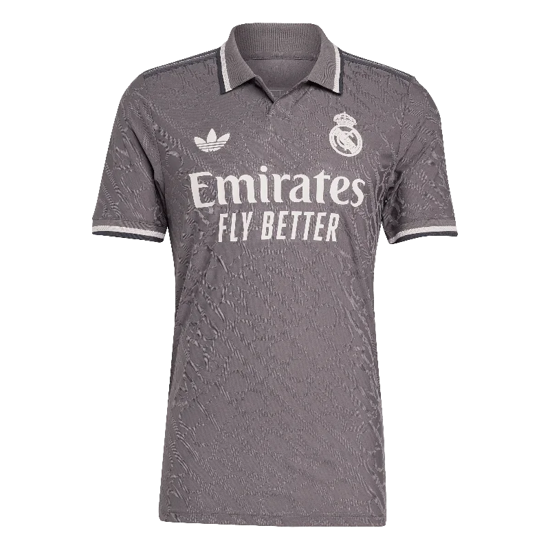 Soccer Jerseys with Customizable Sleeve Length for Different Looks-Real Madrid 24/25 Third Authentic Jersey (IY1761)