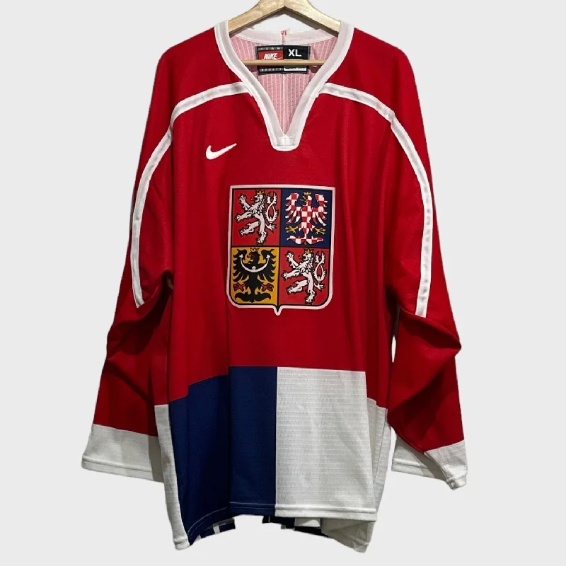 Stylish Hockey Jerseys for Casual Fan Wear-1998 Czech Republic Hockey Jersey XL