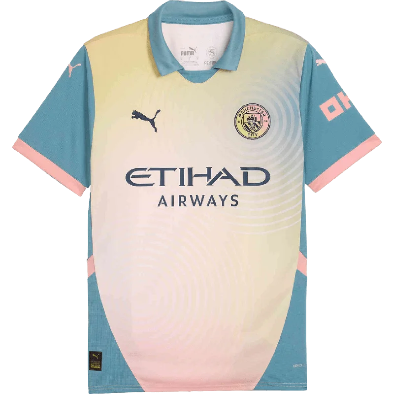 Soccer Jerseys with Quick-Dry Technology for Hot Weather Play-Manchester City 24/25 Fourth Jersey (77520204)