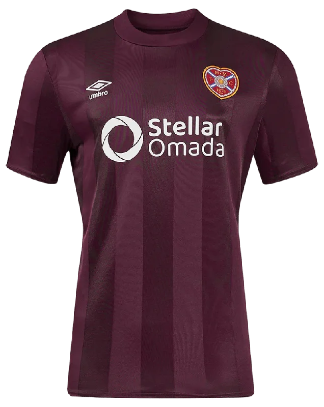 Custom Soccer Jerseys for Teams-Heart Of Midlothian FC 24/25 Home Jersey (99930UFRO)