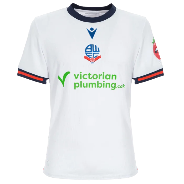 Soccer Jerseys with Moisture-Wicking Technology-Bolton Wanderers F.C. 24/25 Home Jersey (400010660001)