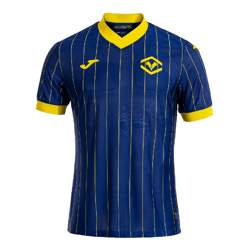 Soccer Jerseys with Full-Length Sleeves for Full Coverage-Hellas Verona 24/25 Home Jersey (TI10601B5101)