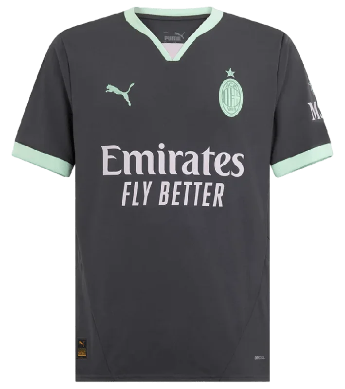 Soccer Jerseys with Reinforced Elbows for Extra Durability-AC Milan 24/25 Third Youth Jersey (77503703)