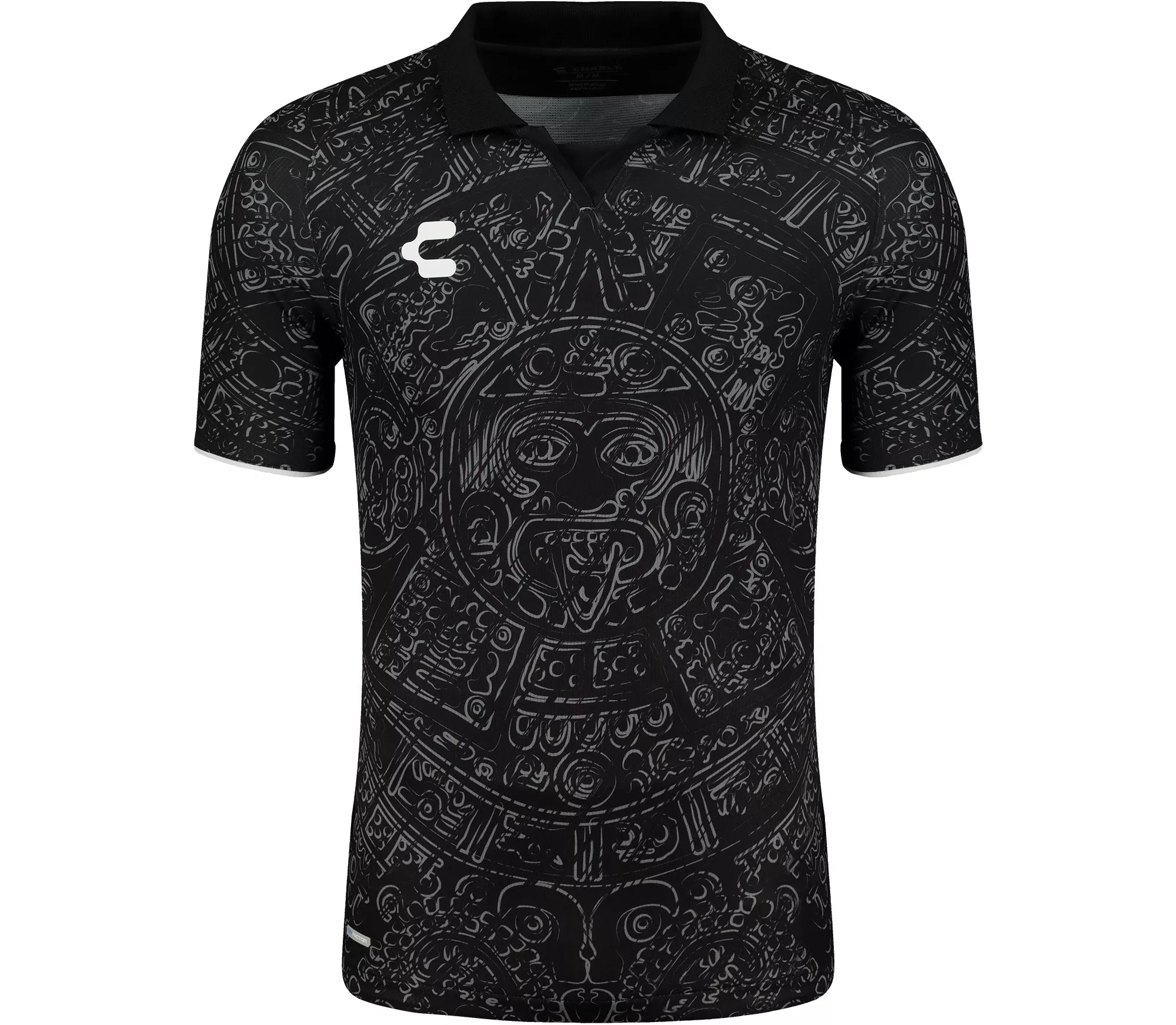 Soccer Jerseys with Contrast Stitching for Bold Design-Mexico Heritage Jersey [Black]