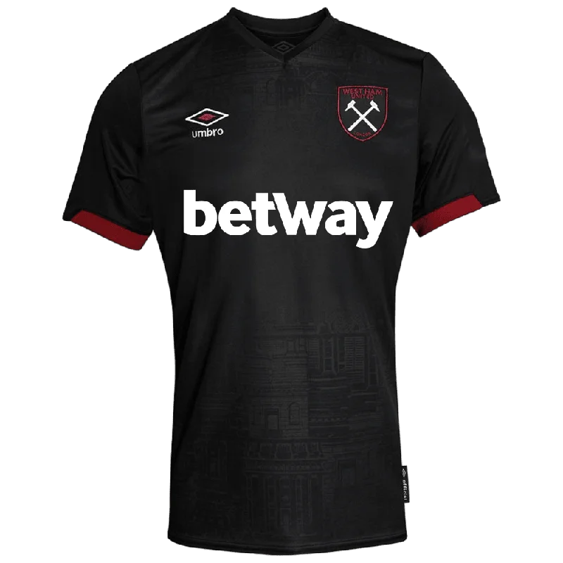 Soccer Jerseys for Kids with Adjustable Fit-West Ham FC 24/25 Away Jersey (99716UFRO)