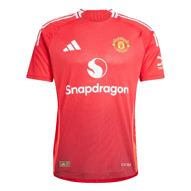 Soccer Jerseys with High-Performance Fabrics for Serious Athletes-Manchester United 24/25 Home Authentic Jersey (JF1291)