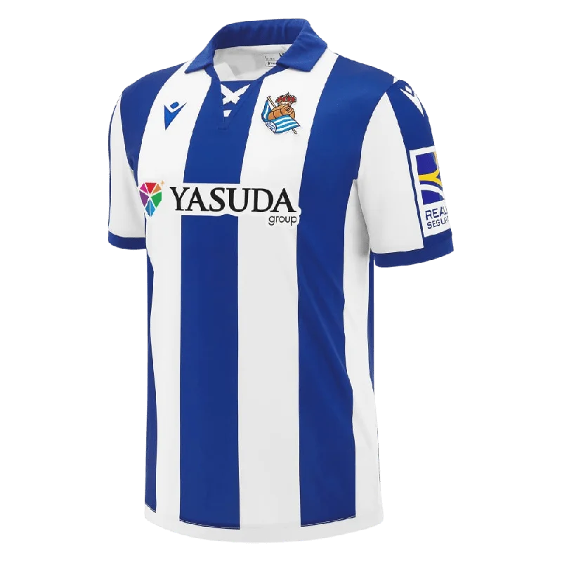 Soccer Jerseys with Reinforced Elbows for Extra Durability-Real Sociedad 24/25 Home Jersey (700006270001)