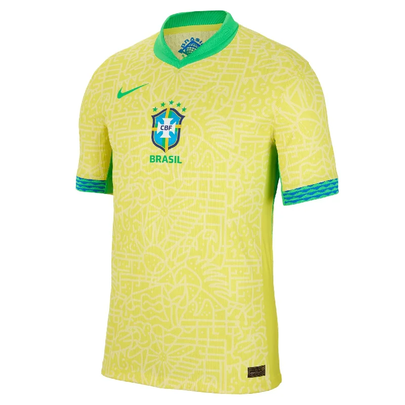 Soccer Jerseys with Slim Fit for Modern Look-Brazil 2024 Match Home Jersey (FJ4270-706)