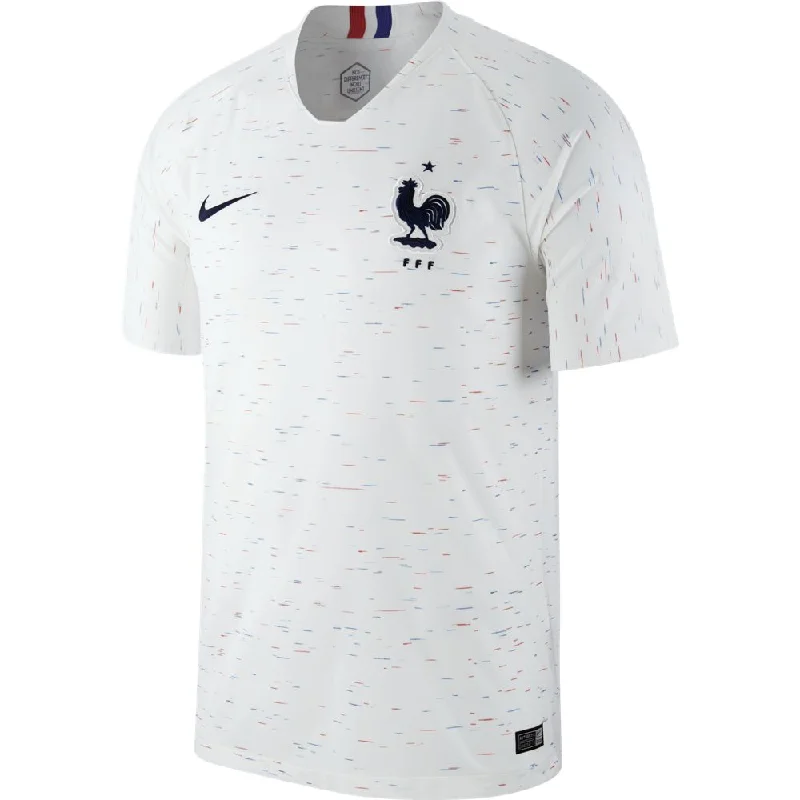 Soccer Jerseys with Raglan Sleeves for Mobility-Nike France 2018 Away Stadium Jersey