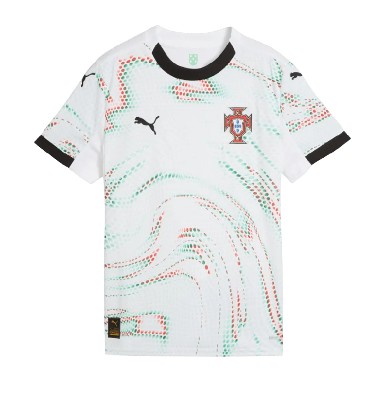 Soccer Jerseys with Quick-Dry Technology for Hot Weather Play-Portugal 2025 Away Youth Jersey (77921204)