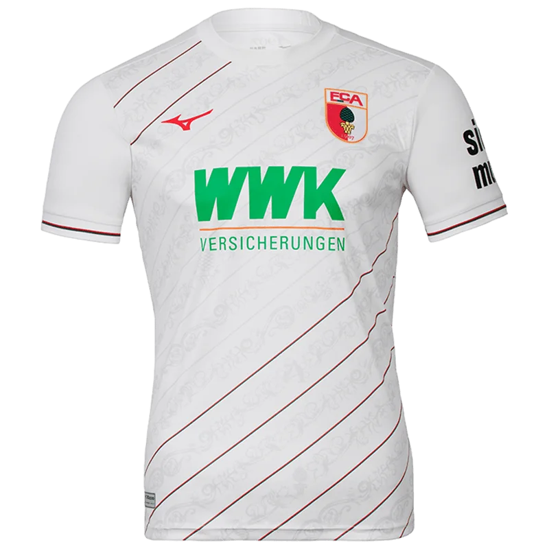 Soccer Jerseys with Sublimated Design for Unique Patterns-FC Augsburg 24/25 Home Jersey (P2GABX1007)