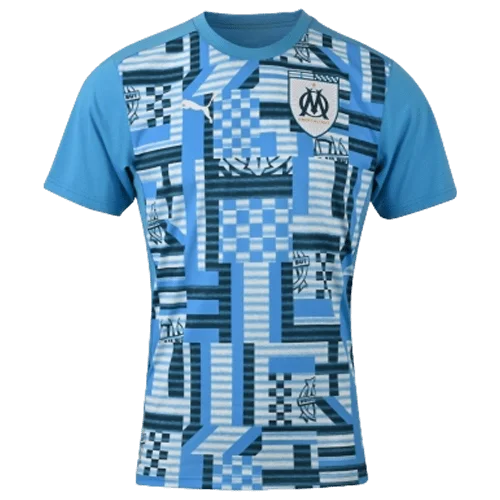 Soccer Jerseys with Contrast Collar for Stylish Touch-Olympique de Marseille 24/25 Pre-Match Jersey (77824123)