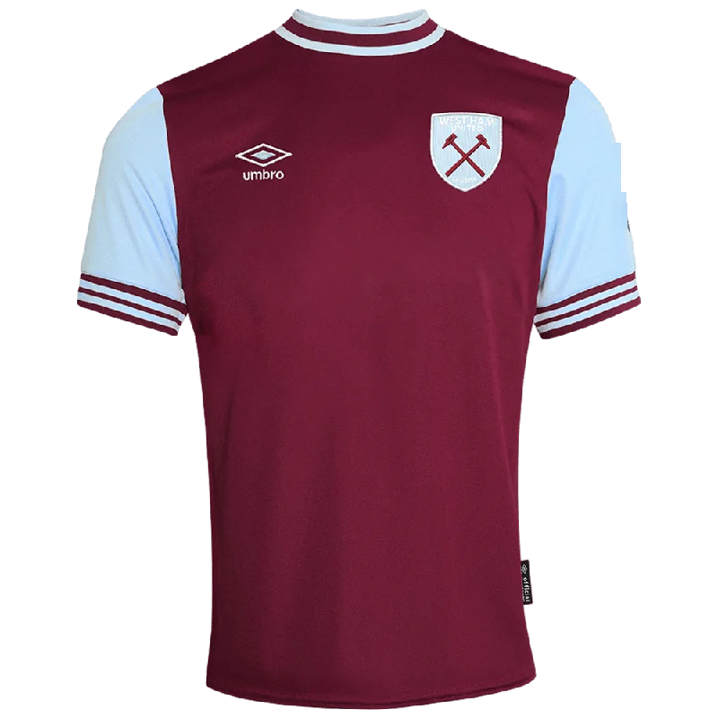 Soccer Jerseys with Moisture-Wicking Technology-West Ham FC 24/25 Home Youth Jersey (99700UUNS)