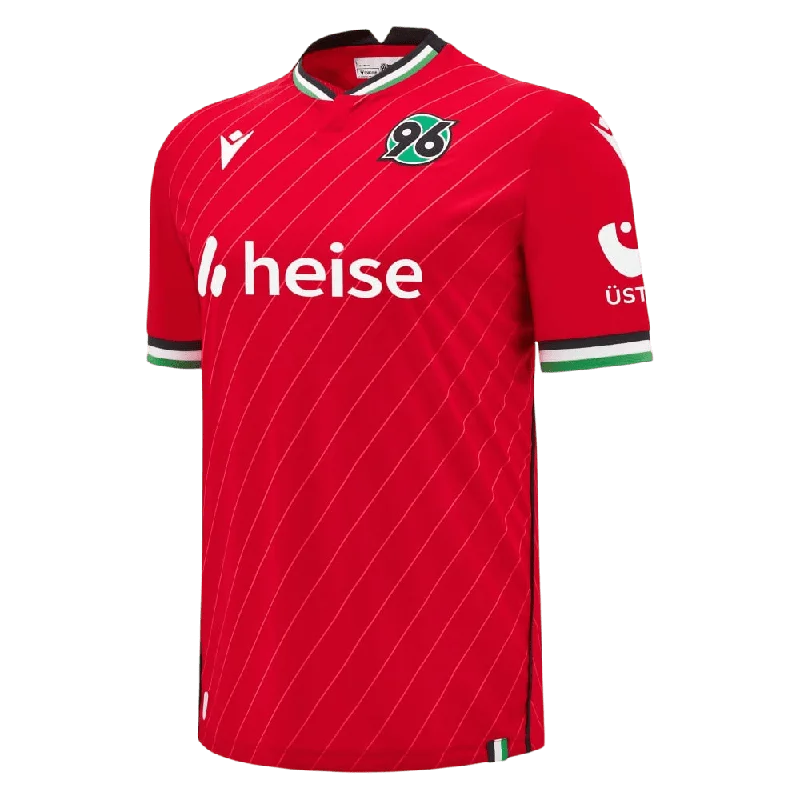 Soccer Jerseys with Embroidered Logos for Premium Look-Hannover 96 24/25 Home Jersey (400029430001)