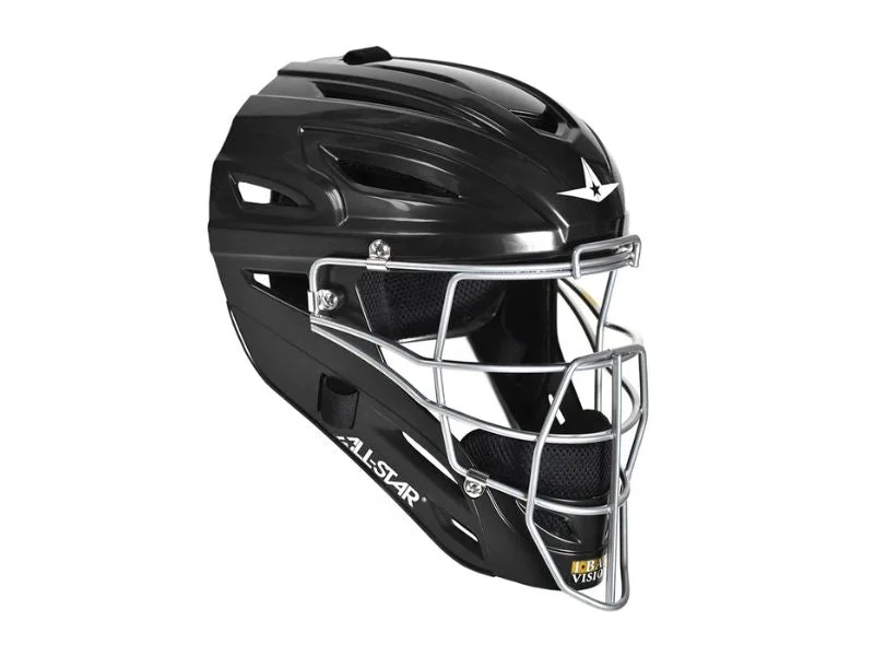 Baseball Helmets with Extra Ventilation for Hot Days-All-Star MVP System7 Adult Catcher's Helmet