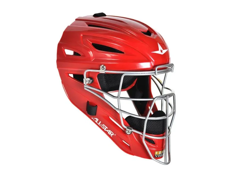 Classic Baseball Helmets with Traditional Look-All-Star MVP System7 Youth Catcher's Helmet