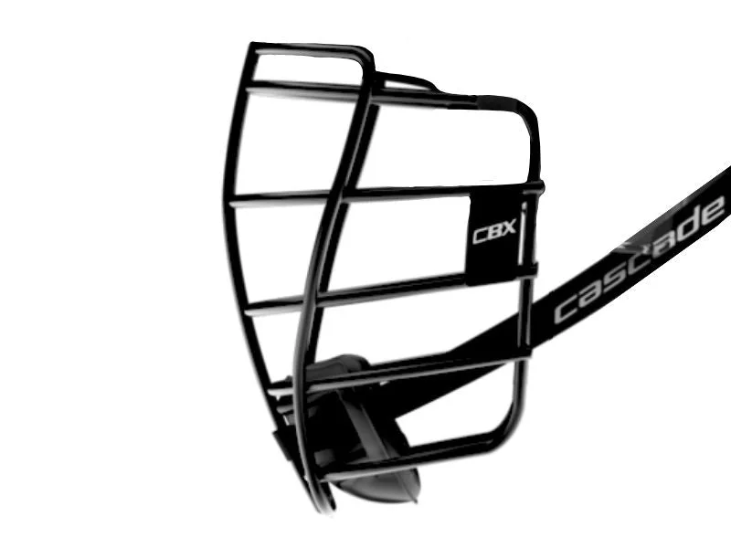 Softball and Baseball Helmets with Dual-Sport Use-Cascade CBX Box Lacrosse Helmet Mask Only